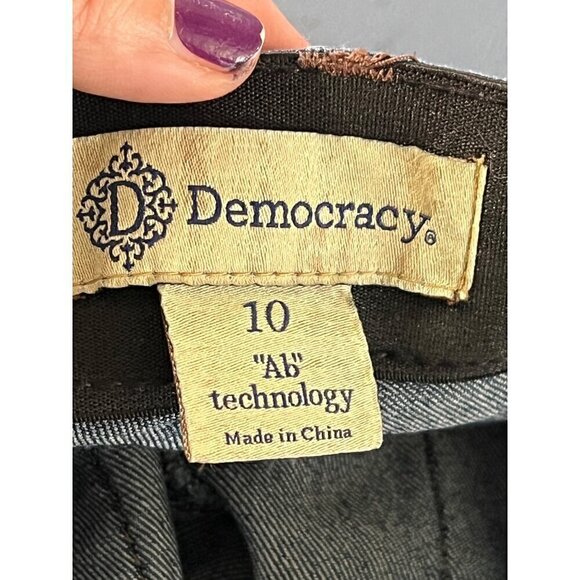 Democracy Women's Size 10 "Ab" Technology Jeans Denim Mid-Rise Slim Fit 5-Pocket - Picture 4 of 11